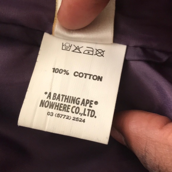 Men’s bomber jacket Bathing Ape varsity - Picture 4 of 4